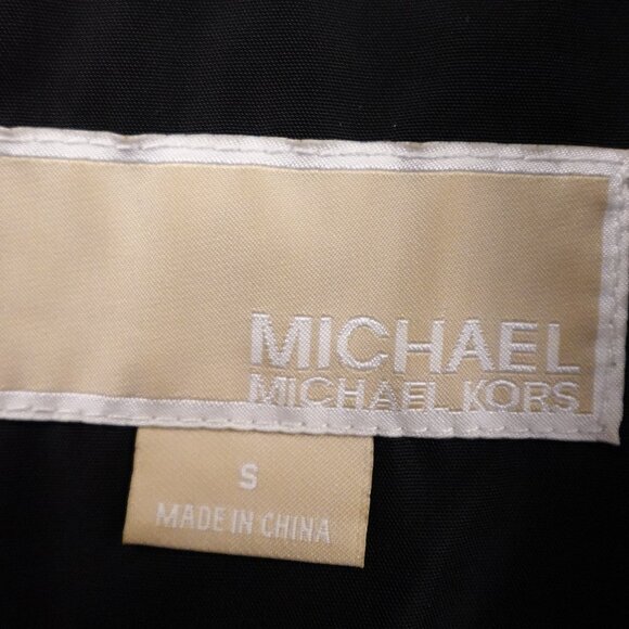 Michael Michael Kors Black Hooded Anorak Jacket Women’s Small - Picture 2 of 16
